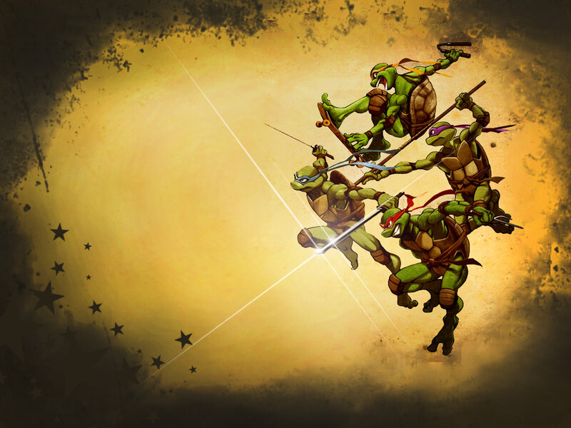 Teenage Mutant Ninja Turtles in action