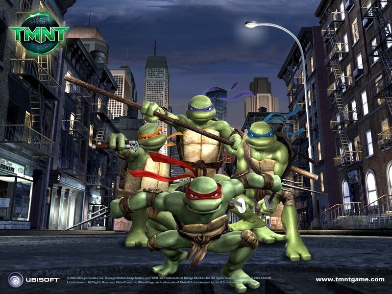 Teenage Mutant Ninja Turtles in city