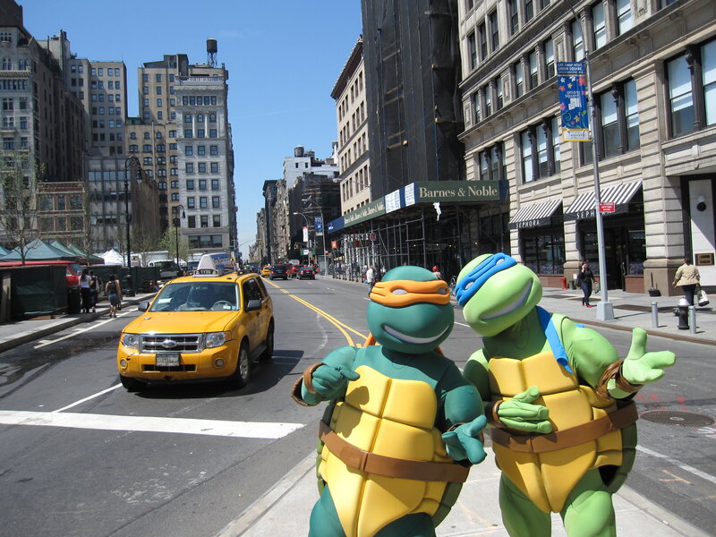 Teenage Mutant Ninja Turtles in NYC