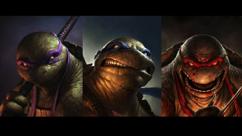Teenage Mutant Ninja Turtles portraits