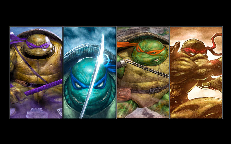 Teenage Mutant Ninja Turtles portraits