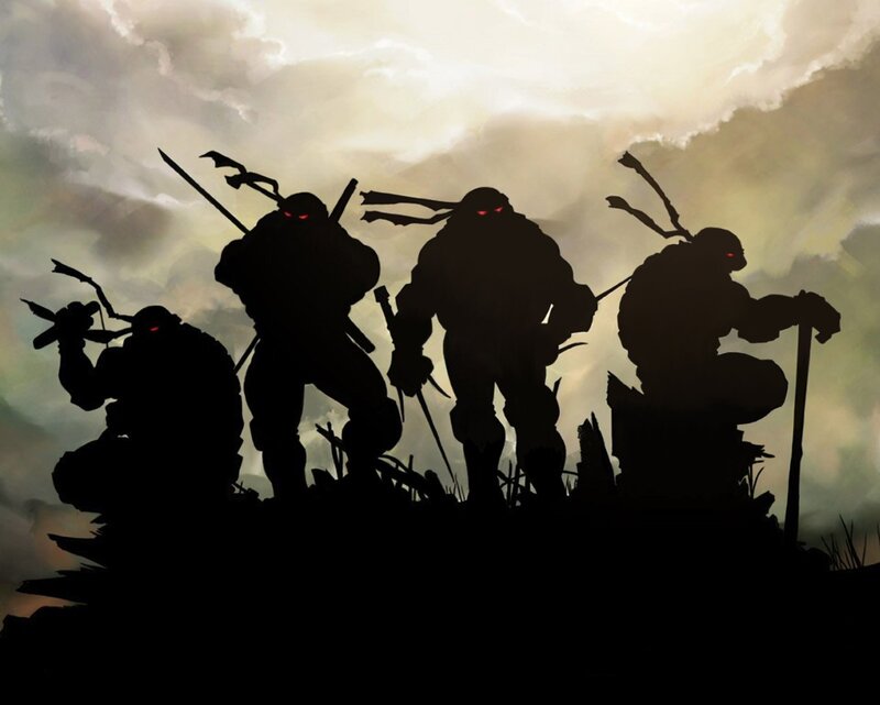Teenage Mutant Ninja Turtles silhouette