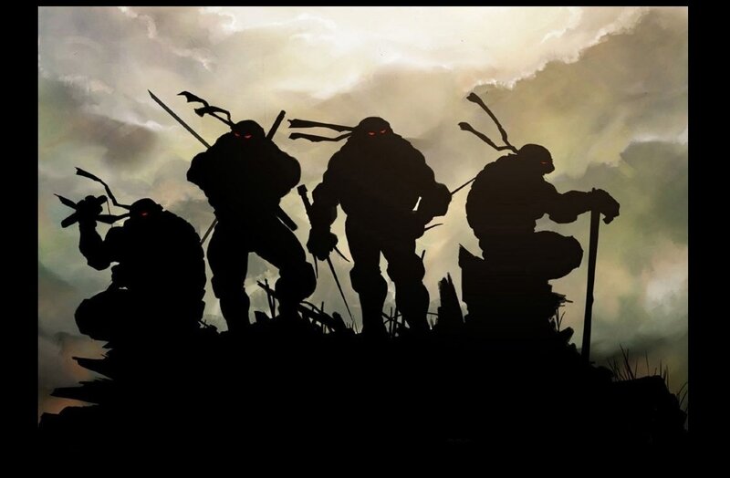 Teenage Mutant Ninja Turtles silhouette