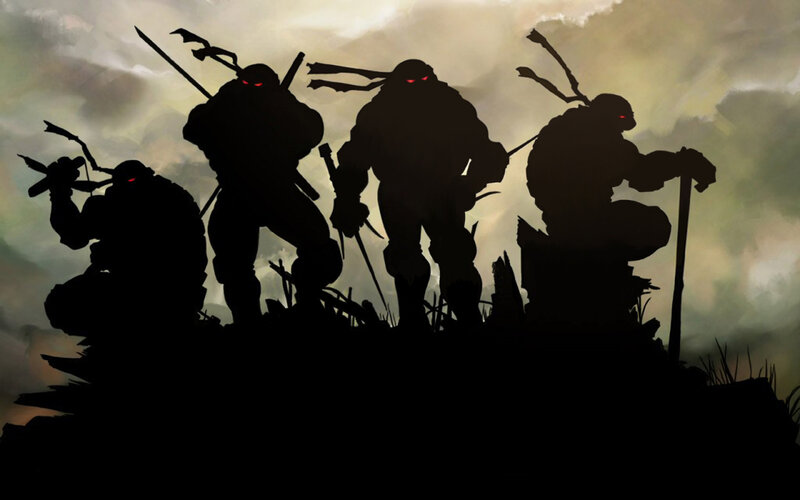 Teenage Mutant Ninja Turtles silhouettes