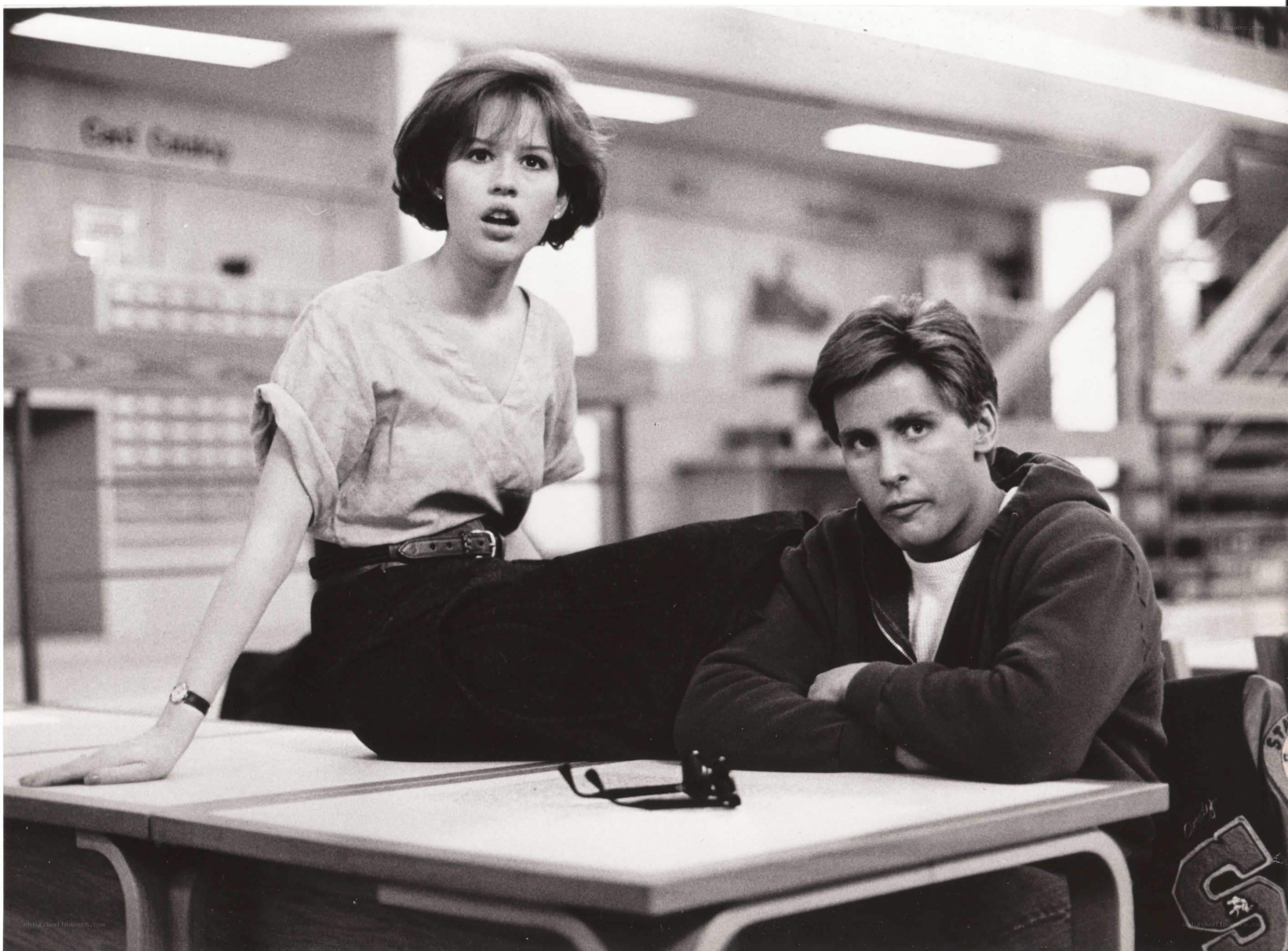 Teenagers in a school setting