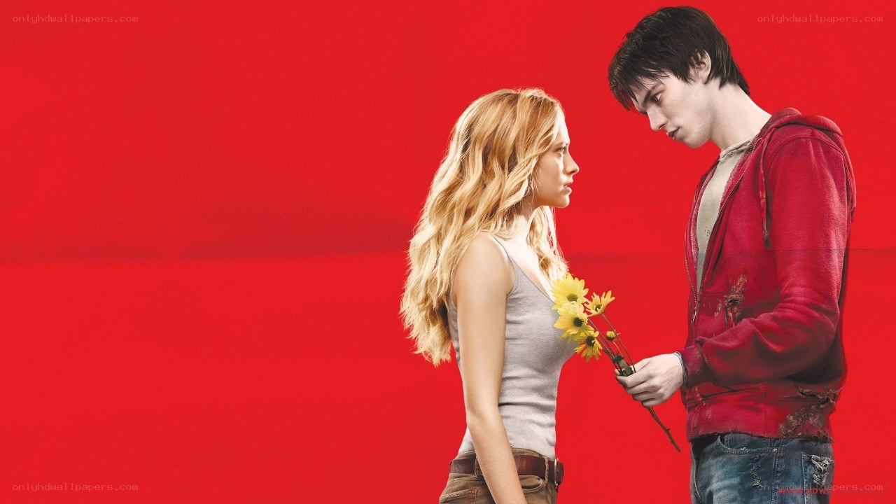 teenagers with flowers