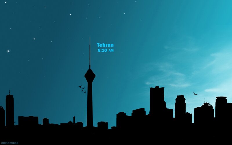 Tehran Skyline at Dawn