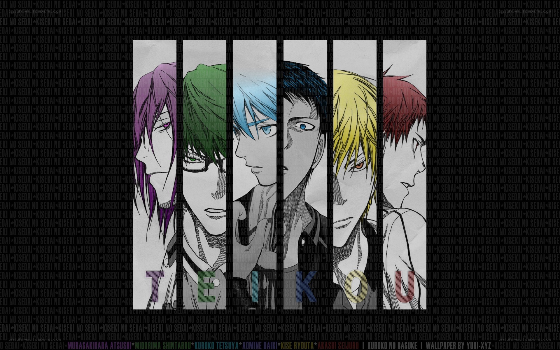 Teikoku characters collage