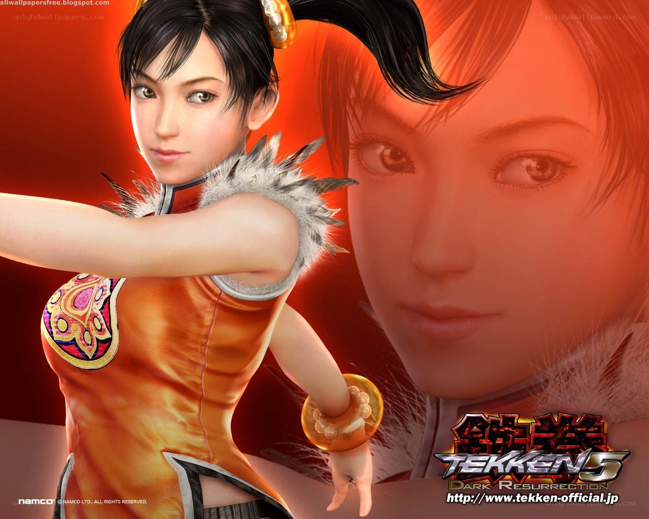 Tekken 5 character artwork