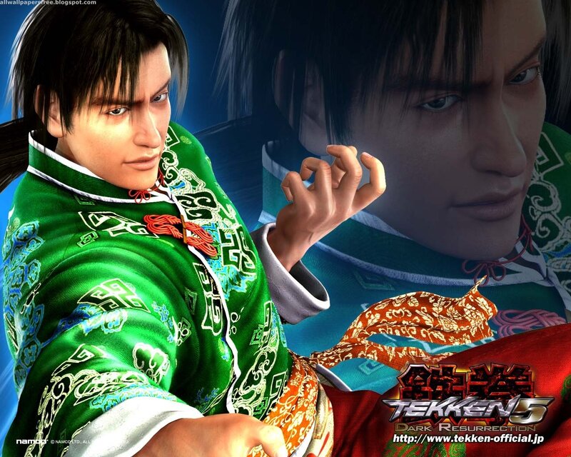Tekken 5 character artwork