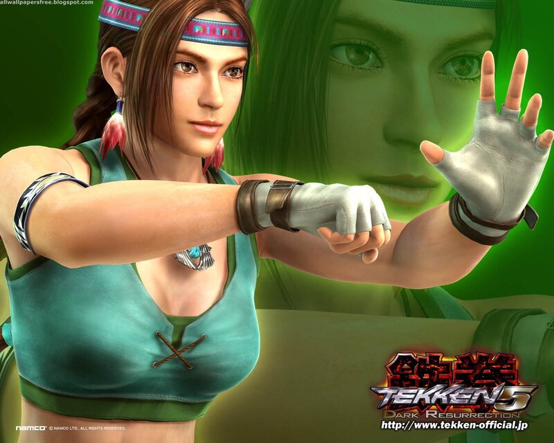 Tekken 5 character artwork