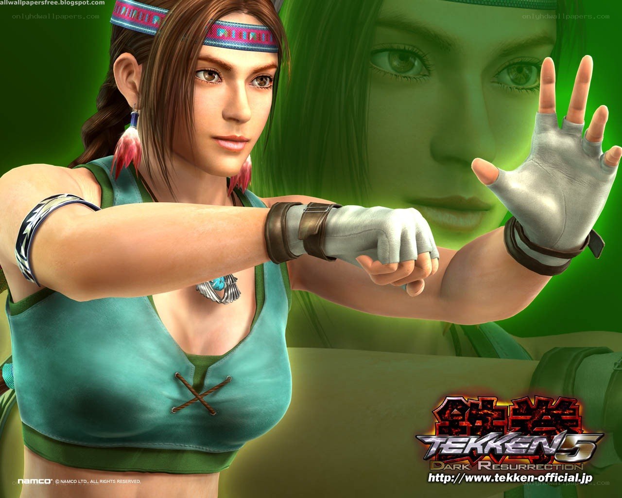 Tekken 5 character artwork