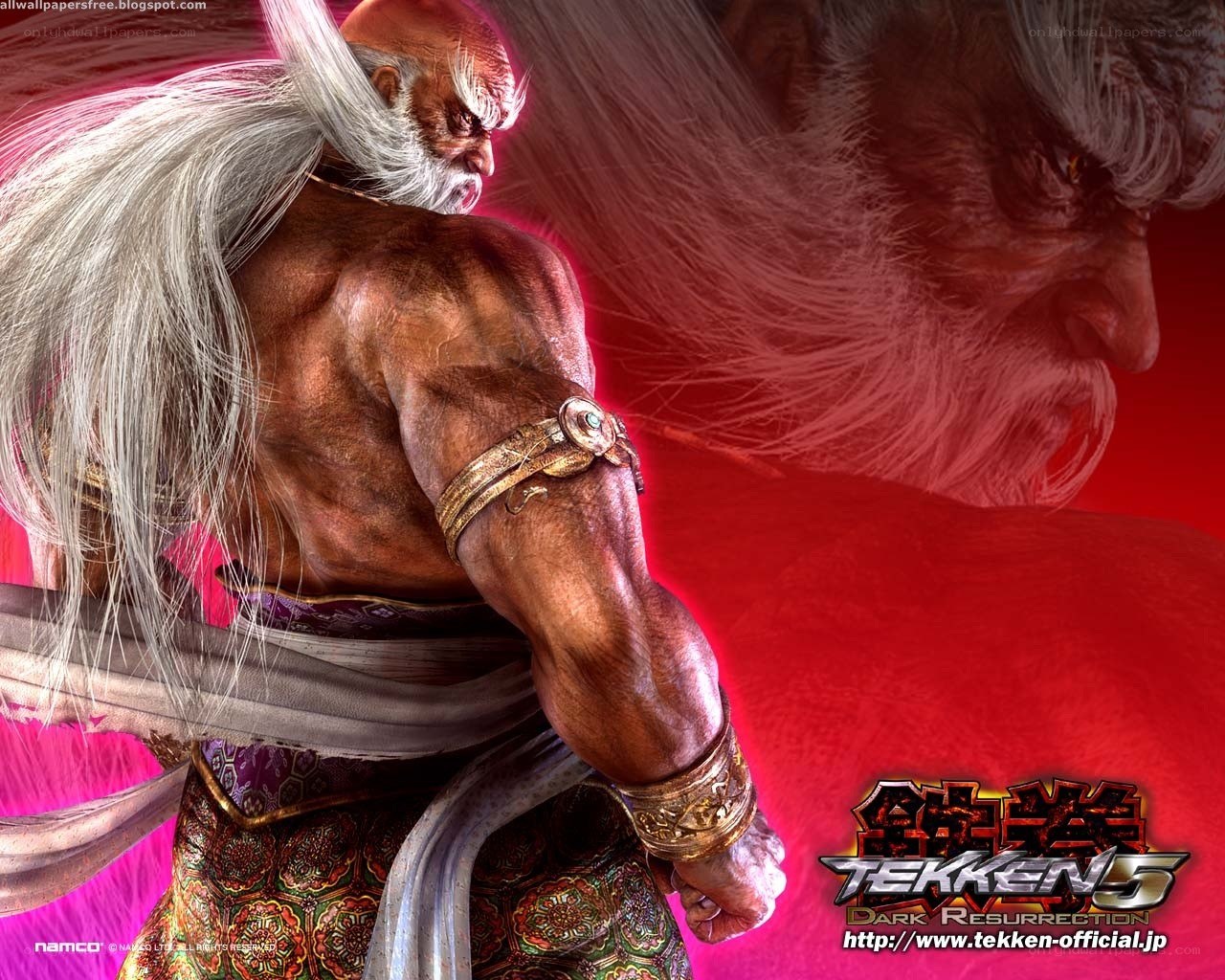 Tekken 5 character artwork