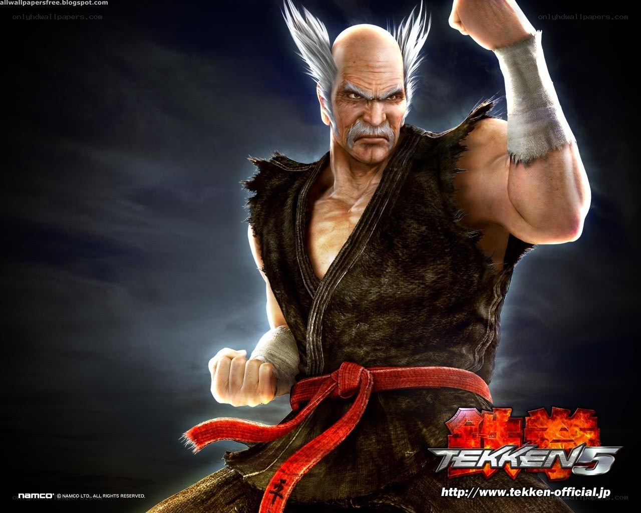 Tekken 5 character artwork