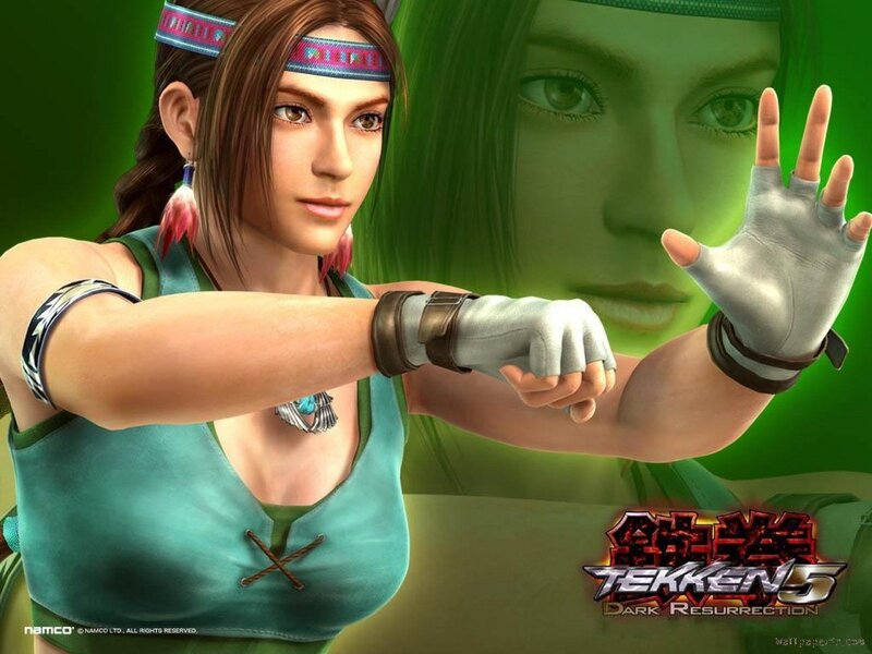 Tekken 5 character artwork