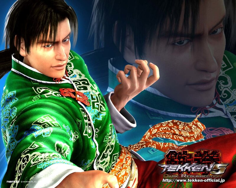 Tekken 5 character artwork