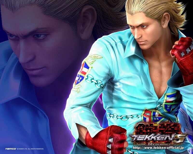 Tekken 5 character artwork