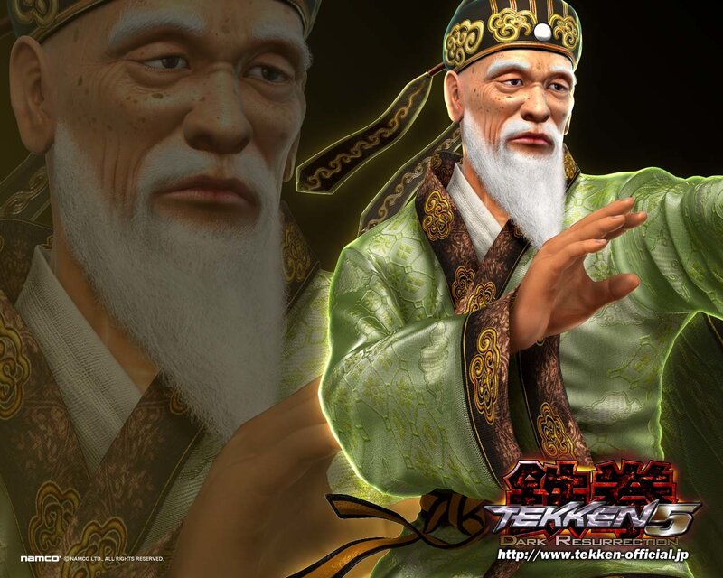 Tekken 5 character artwork