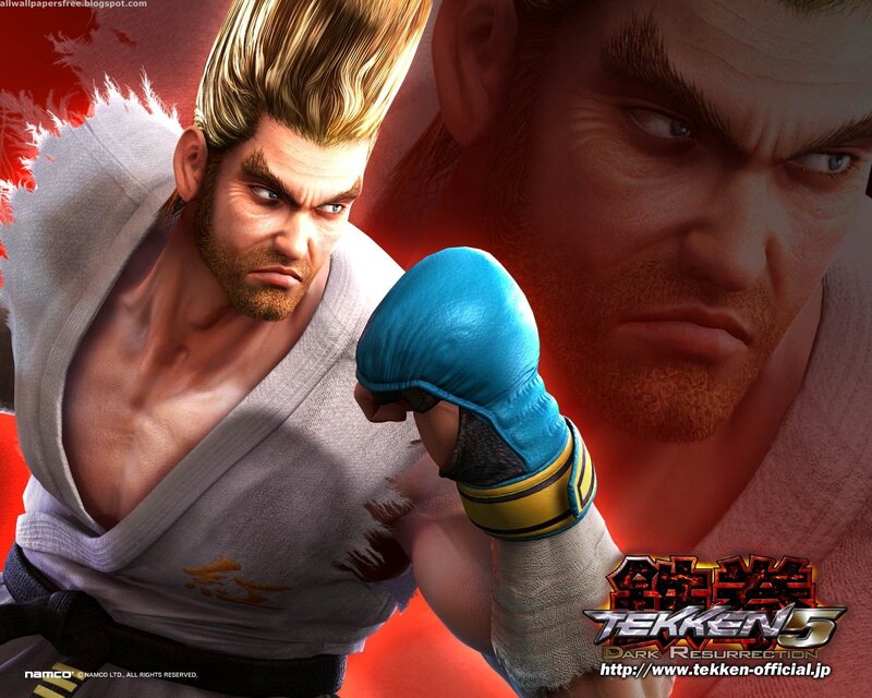 Tekken 5 character artwork