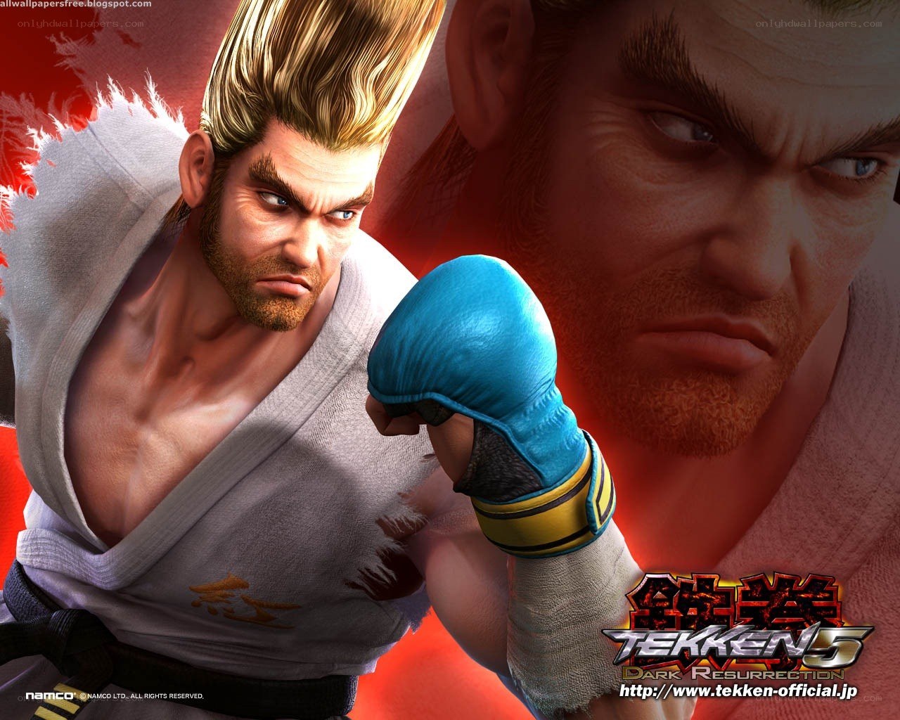 Tekken 5 character artwork