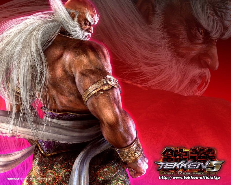 Tekken 5 character artwork