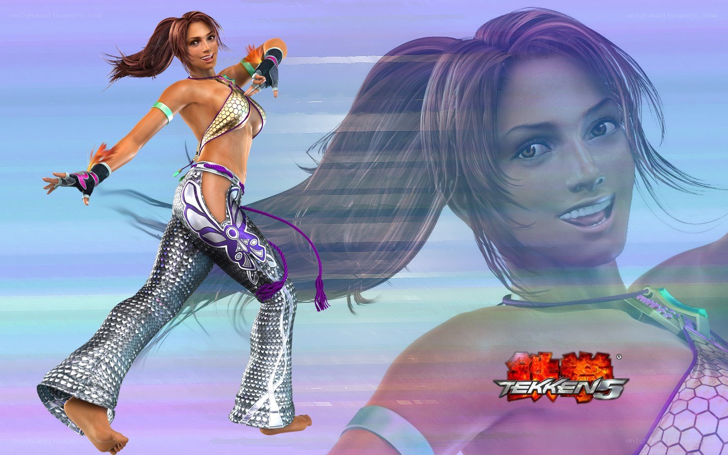 Tekken 5 character artwork