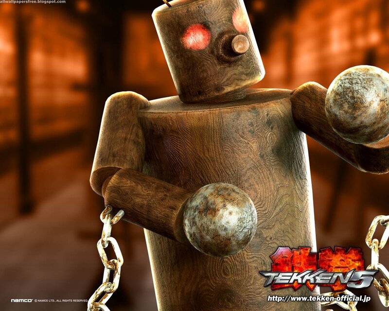 Tekken 5 wooden robot character
