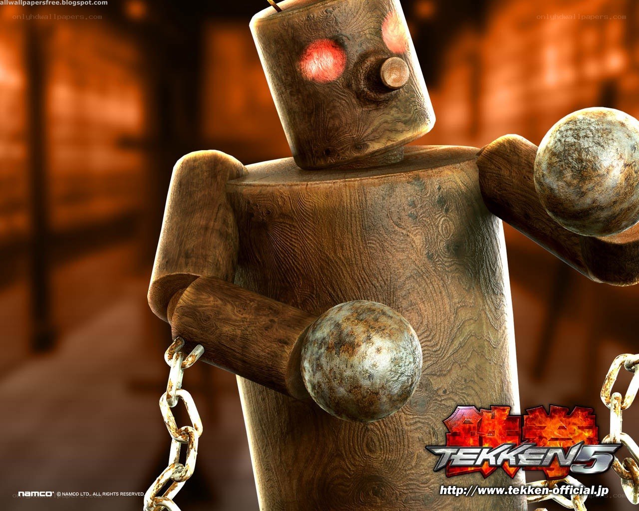Tekken 5 wooden robot character