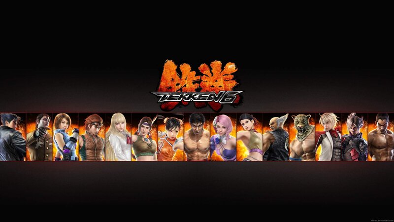 Tekken 6 Character Lineup — Black
