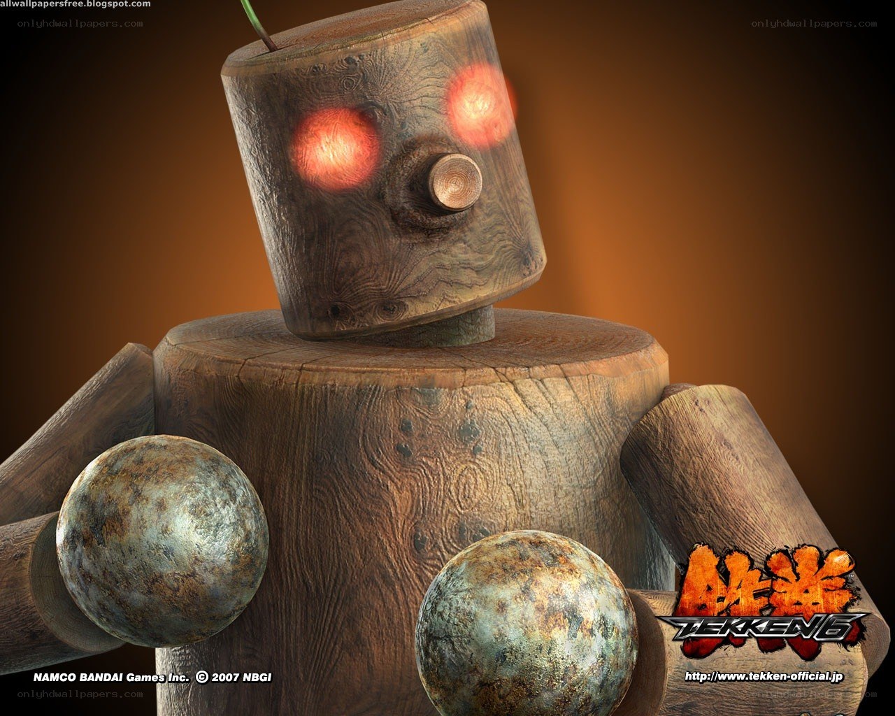 Tekken 6 wooden robot character