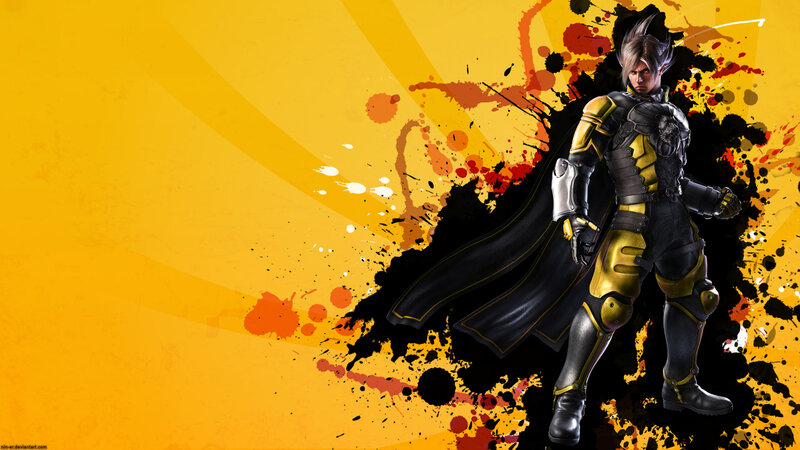 Tekken character in armor