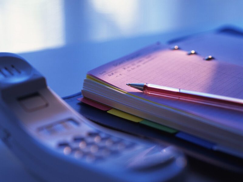 Telephone and Planner