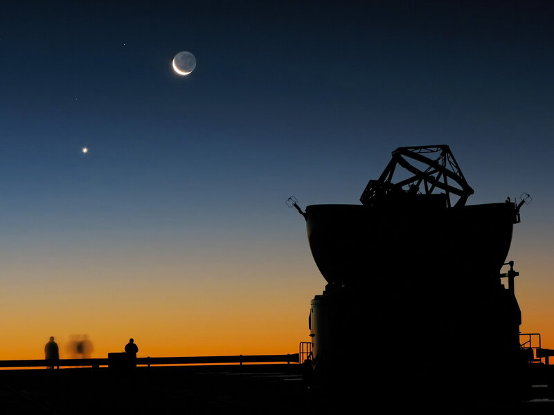 Telescope at Dusk