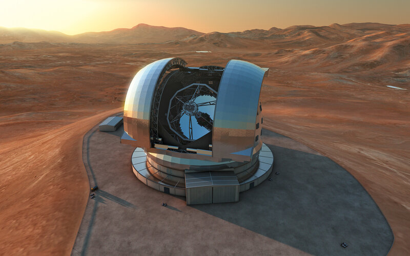 Telescope on alien planet