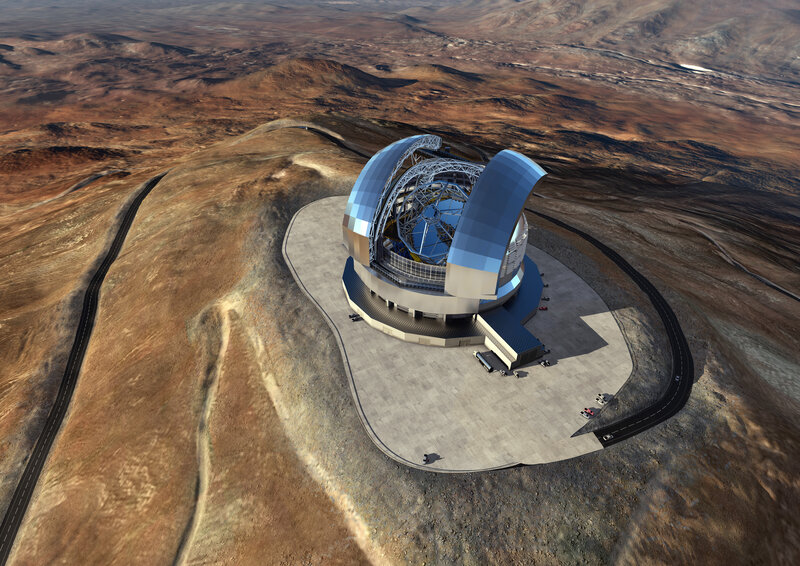 Telescope on Mountain