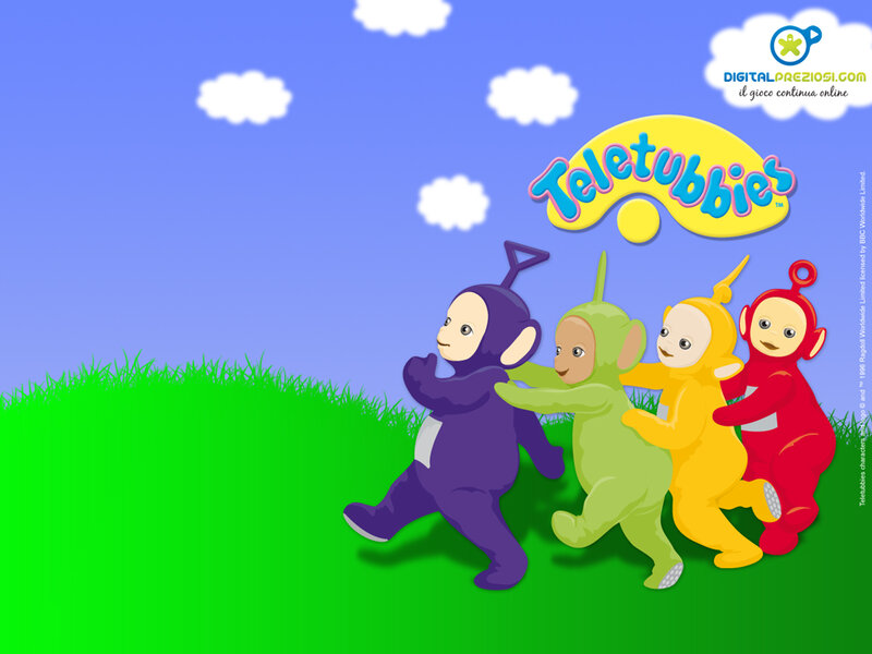 Teletubbies Characters — Green, Playful