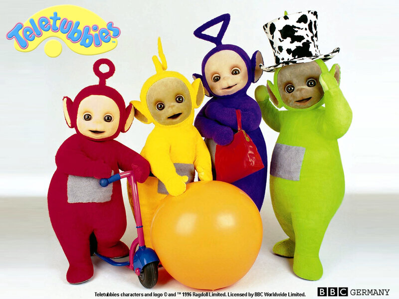 Teletubbies characters together