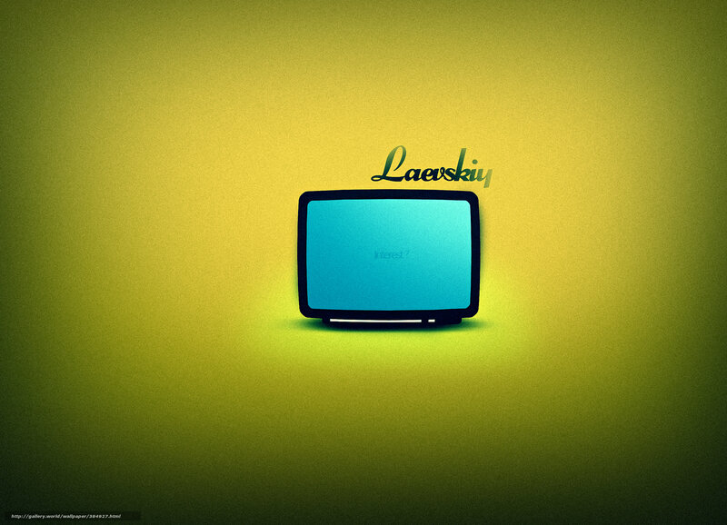 Television with Laevskiy text