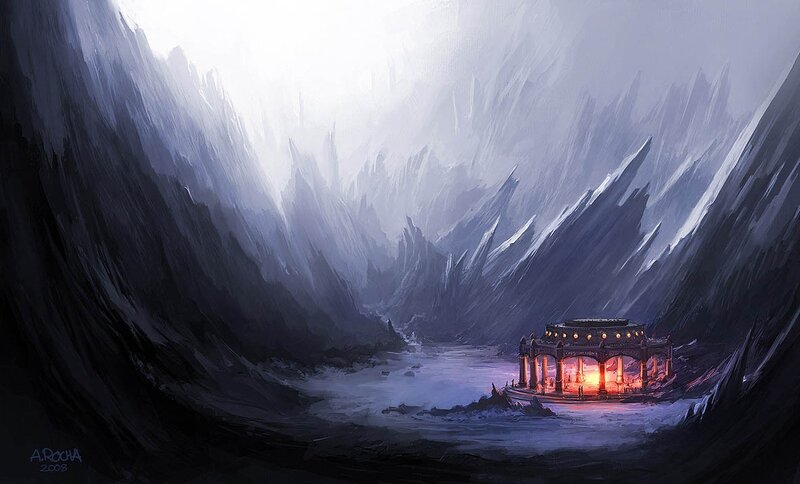 Temple in a Canyon
