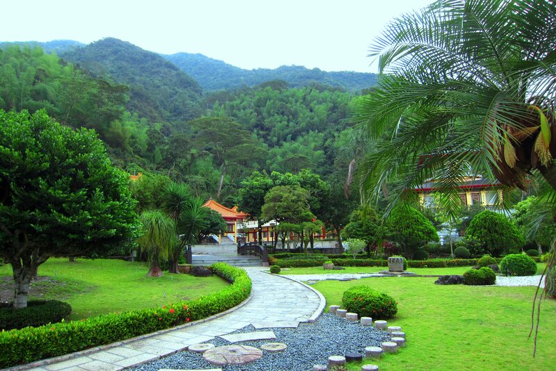 Temple in Mountain Garden