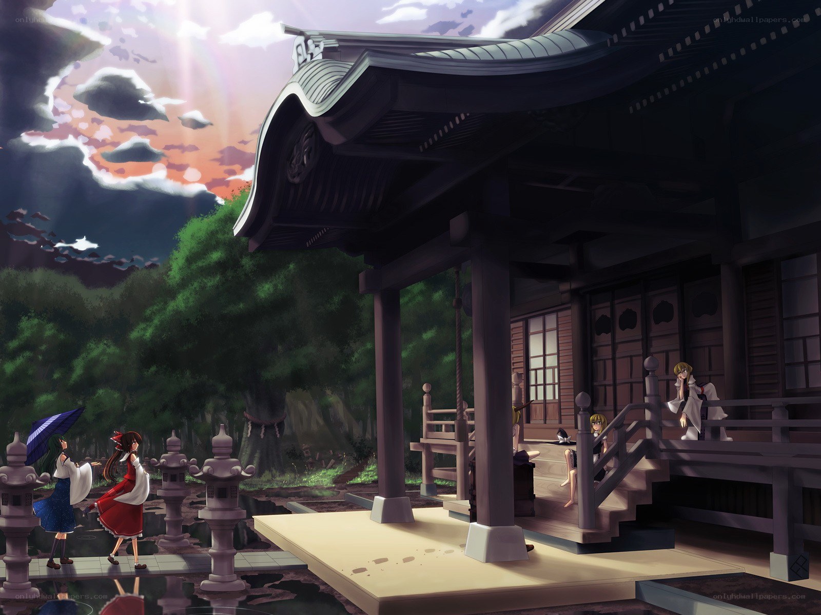 Temple in the forest