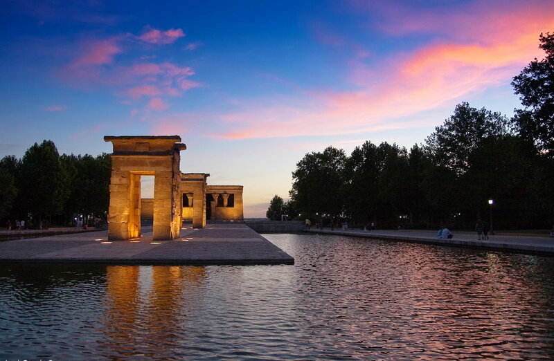 Temple of Debod in Madrid