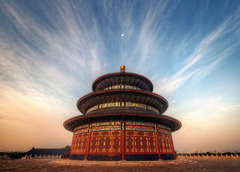 Temple of Heaven at dusk