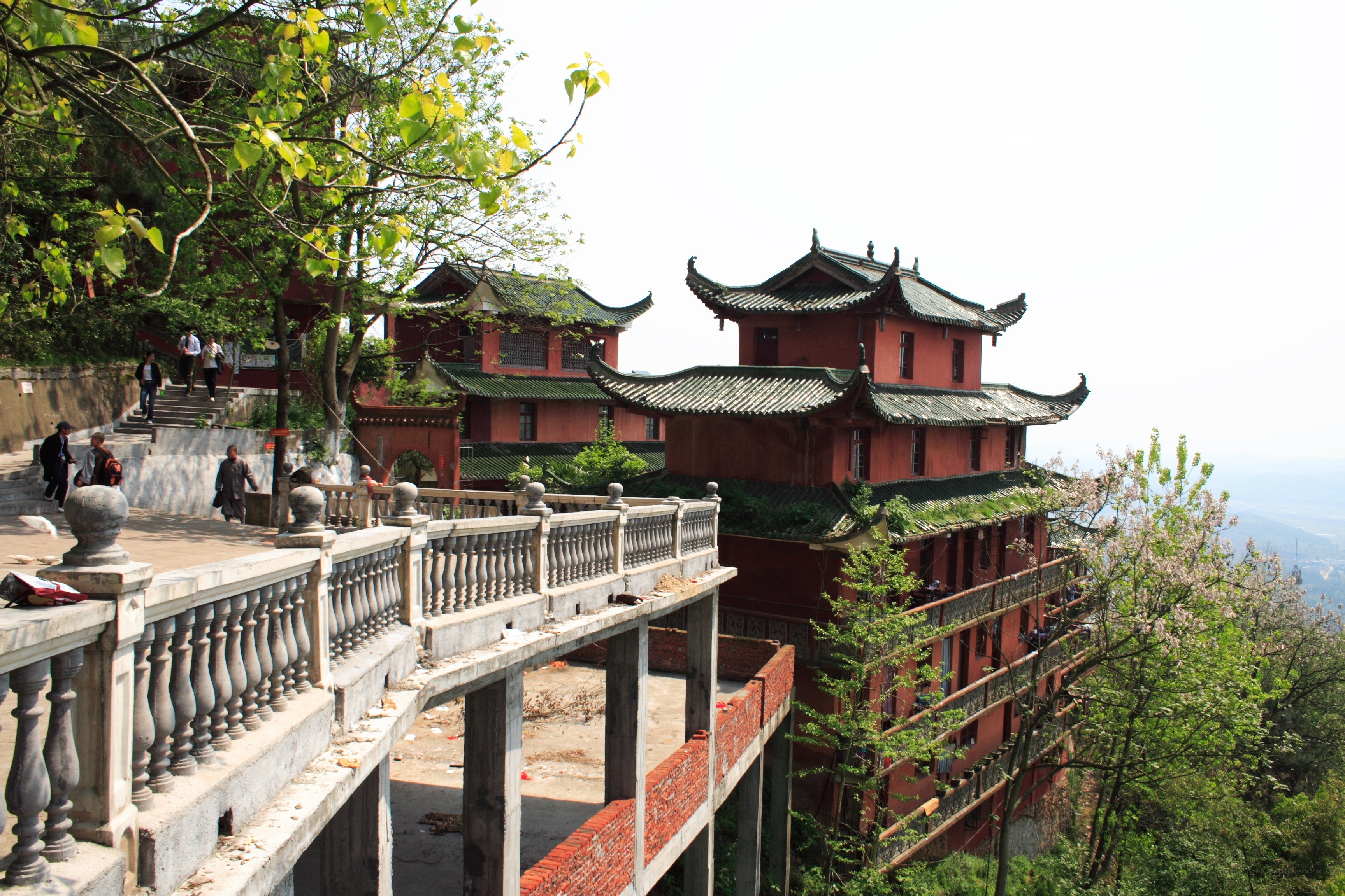 temple on a hillside