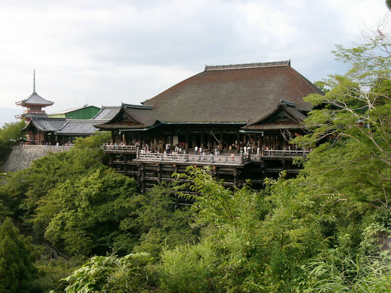 Temple on a hillside