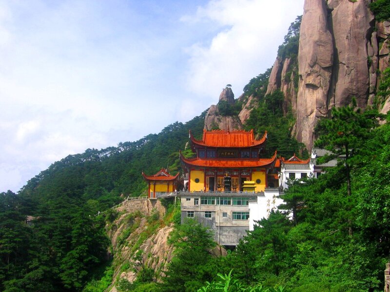 temple on a mountain