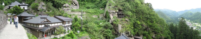 temple on a mountainside