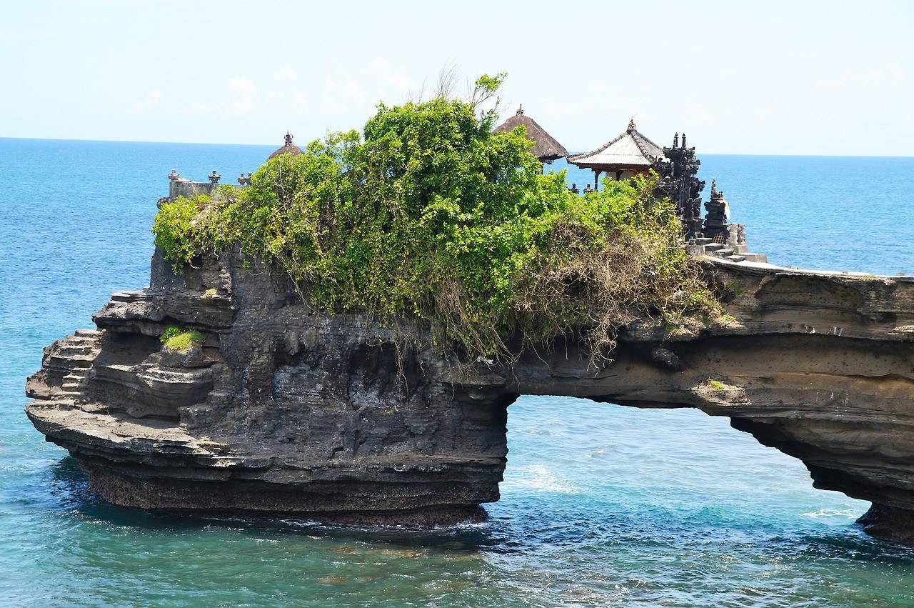Temple on a sea arch