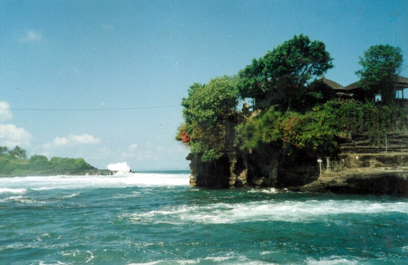 Temple on Rocky Cliff