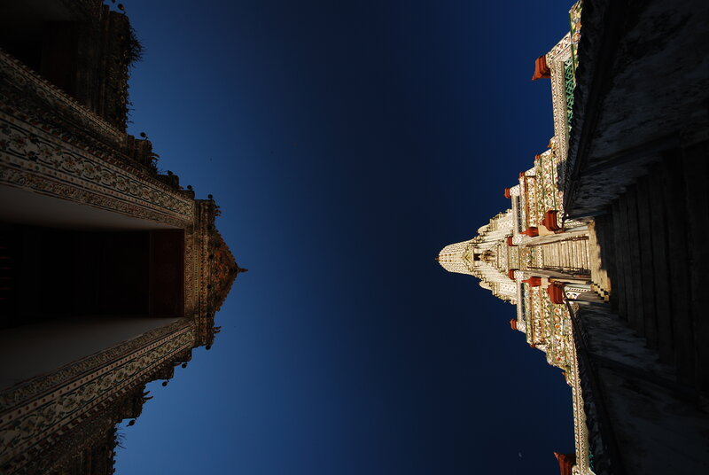Temple Spires at Dusk